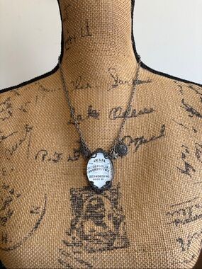 Ouija Planchette Cameo Necklace